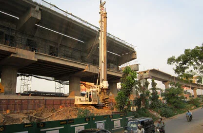 Indiana build infrastructure project Pile Foundation